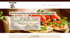 Desktop Screenshot of pizzaspidi.nl